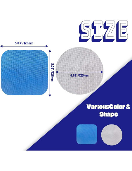 4 Almohadillas Antideslizantes Jiozermi para Abrir Tarros - Goma