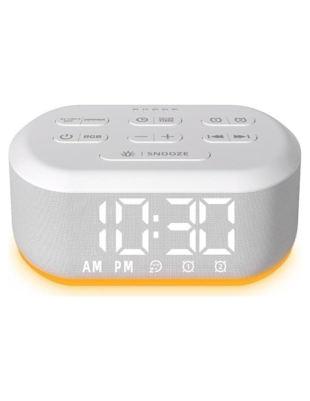 Reloj Despertador Digital LazyNight con Sonidos y Luz Nocturna