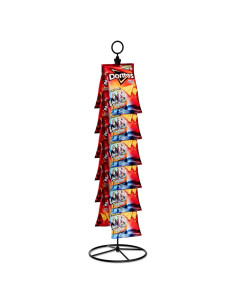Soporte de Exhibición de Papas Fritas TJ.MOREE con 14 Clips