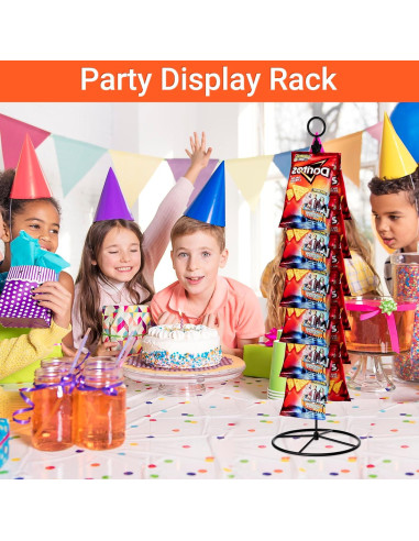 Soporte de Exhibición de Papas Fritas TJ.MOREE con 14 Clips