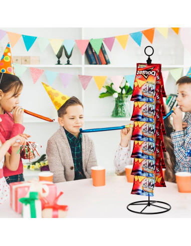 Soporte de Exhibición de Papas Fritas TJ.MOREE con 14 Clips