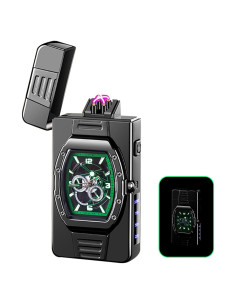 Encendedor Plasma Recargable TIKIUKI Verde Hielo Lujo USB