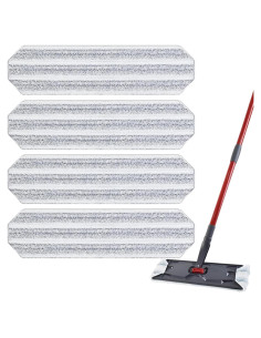 Almohadillas de trapeador O-Cedar H2Pro 4 paquetes microfibra