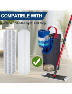 Almohadillas de trapeador O-Cedar H2Pro 4 paquetes microfibra 2