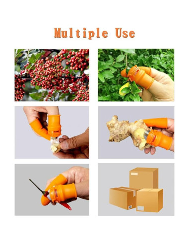 Juego de herramientas de jardinería 12 piezas con cuchillos de pulgar