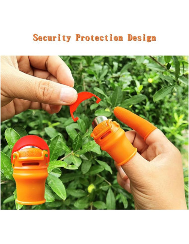 Juego de herramientas de jardinería 12 piezas con cuchillos de pulgar