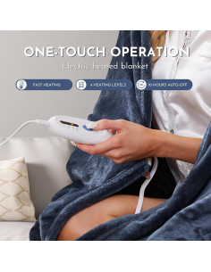 Manta Eléctrica Calentada ONDAN Completo 183x213 cm 4 Niveles 2