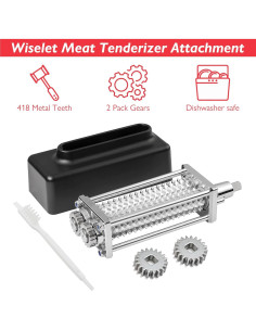 Aplanador de Carne Wiselet para Batidora KitchenAid - Negro 2