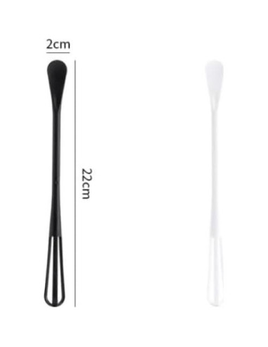 Mini Batidor de Huevos ASEANAO Negro 22cm Polipropileno