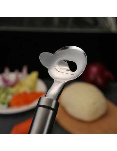 Cuchillo Pelador de Cactus ANMUYUM 3PCS Acero Inoxidable