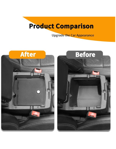 Caja Fuerte de Almacenamiento Hoolcar para Jeep Wrangler JL 2018-2024