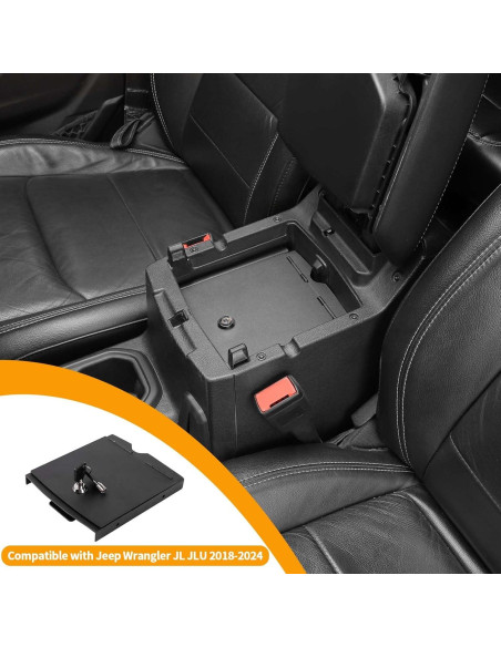 Caja Fuerte de Almacenamiento Hoolcar para Jeep Wrangler JL 2018-2024