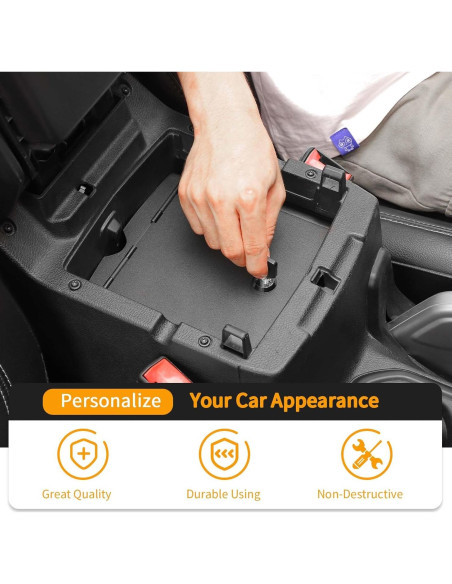 Caja Fuerte de Almacenamiento Hoolcar para Jeep Wrangler JL 2018-2024
