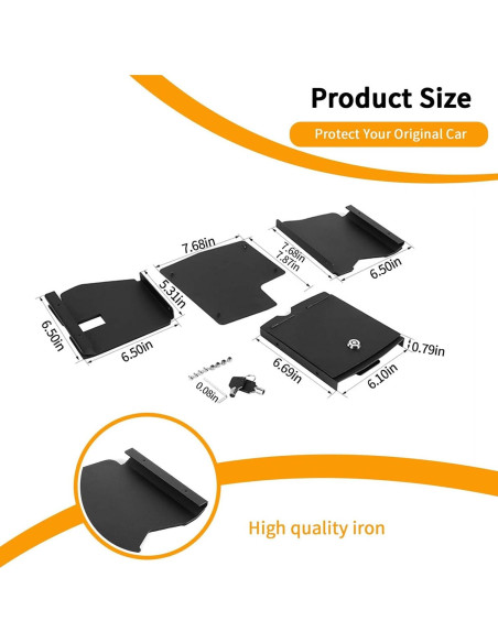 Caja Fuerte de Almacenamiento Hoolcar para Jeep Wrangler JL 2018-2024