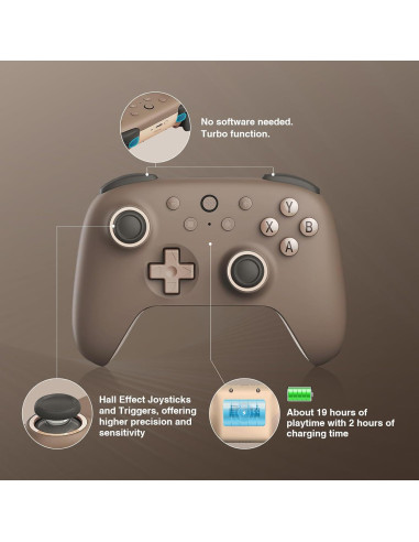 Controlador Inalámbrico 8Bitdo 2C Ultimate para PC y Android