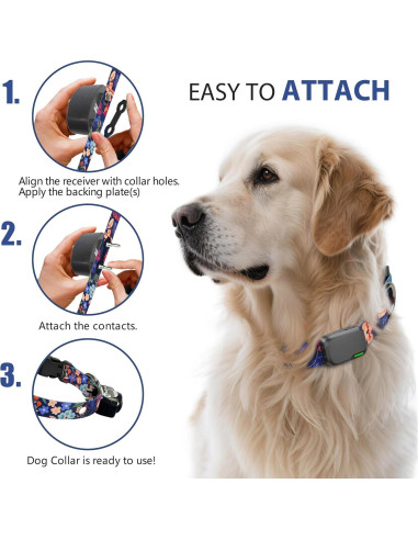 Collar de Reemplazo Rhea Rose Pequeño Flores Negras 25-30 cm