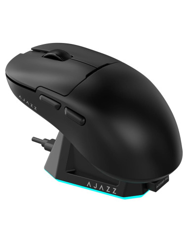 Ratón Gaming AJ159P MC 12000 DPI RGB Carga Magnética Negro