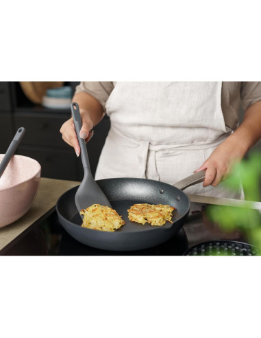 Espátula Angulada Zyliss E980233 de Nylon y Trigo, 21x6 cm