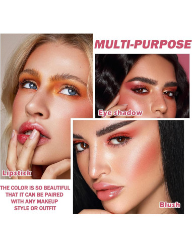 Juego de Brillo Labial AWCCXMYM 4 Colores Hidratante