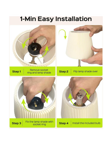 Lámpara de Mesa LED Inalámbrica JACKYLED 5400mAh Bronce