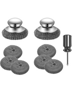 Esponja de Alambre de Acero Inoxidable con Mango - 7 Piezas 2