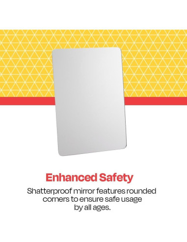 Espejo Personal Acrílico Magnético School Smart 12.7x17.8cm