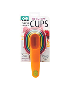 Juego de Tazas Medidoras Joie 5 Piezas Plástico Multicolor