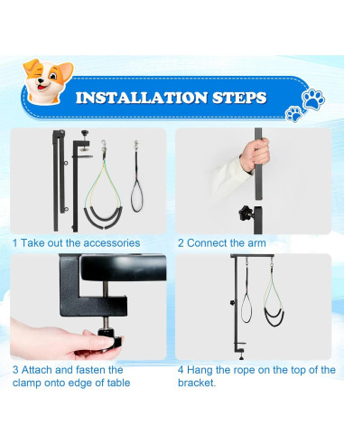 Brazo de Aseo para Perros Breeze Touch 81cm Plegable