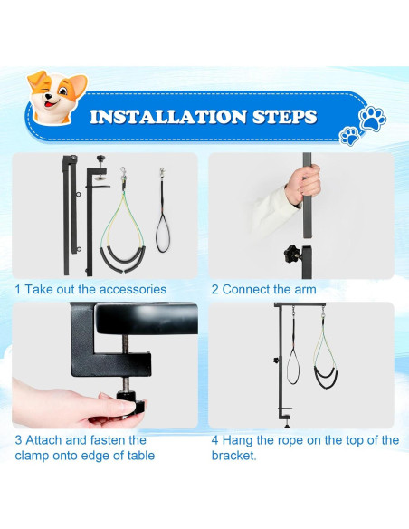 Brazo de Aseo para Perros Breeze Touch 81cm Plegable