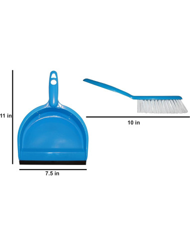 Juego de Recogedor y Escoba Travel Ez para Mascotas Pequeñas