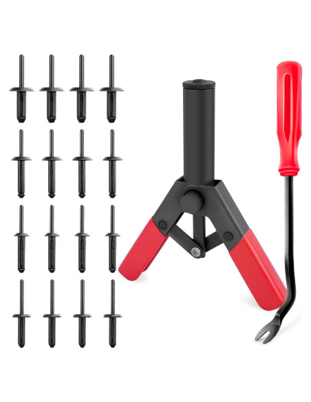 Juego de Pistola de Remaches GOOACC 82 Piezas con Removedor