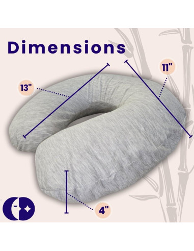 Almohada de Cuello de Viaje Ropa de Cama Continental - Plumas