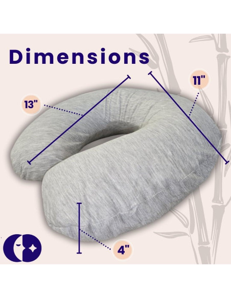 Almohada de Cuello de Viaje Ropa de Cama Continental - Plumas
