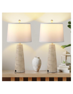 Juego de 2 Lámparas de Noche Terpsichore Regulables 68.58 cm