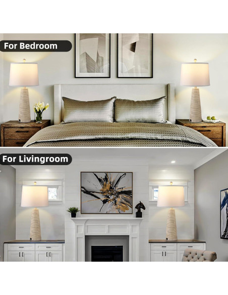 Juego de 2 Lámparas de Noche Terpsichore Regulables 68.58 cm