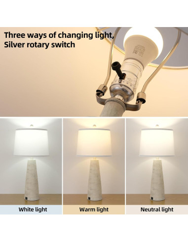 Juego de 2 Lámparas de Noche Terpsichore Regulables 68.58 cm