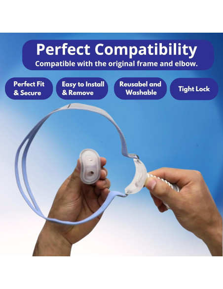 Cojín Nasal CPAP AirFit P10 Mediano - 2 Paquete Silicona