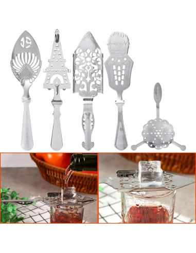 Cuchara de Absenta Acero Inoxidable Haofy - 4 Tipos