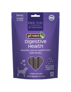 Get Naked Palitos Masticables Digestivos 176g Perro Pequeño