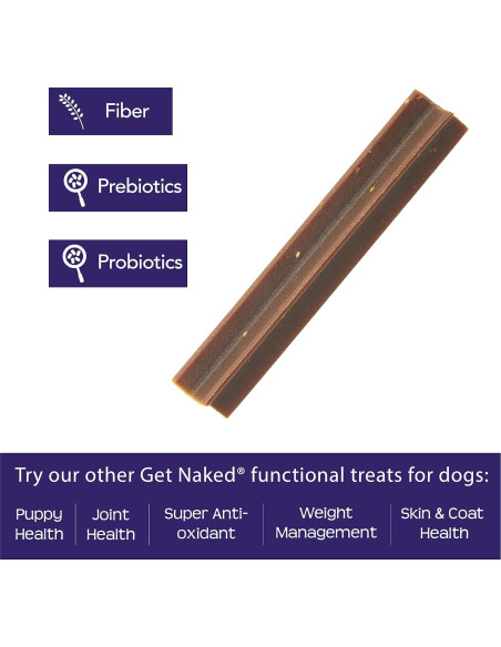 Get Naked Palitos Masticables Digestivos 176g Perro Pequeño