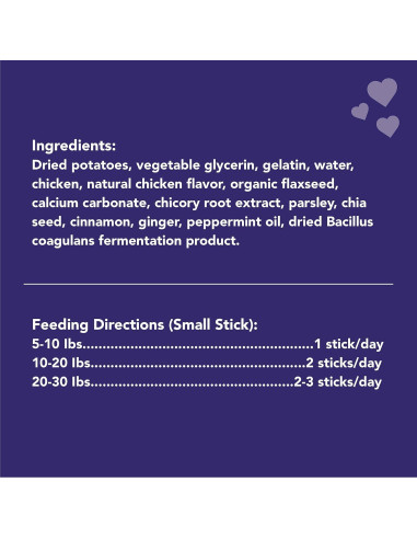 Get Naked Palitos Masticables Digestivos 176g Perro Pequeño