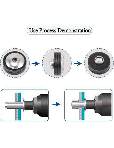 60 Remaches Ciegos de Brida Grande ALLOYPRO 3/16" x 5/8"