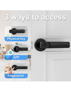 Cerradura Biométrica IKOED TY140 con Huella Dactilar y App 2