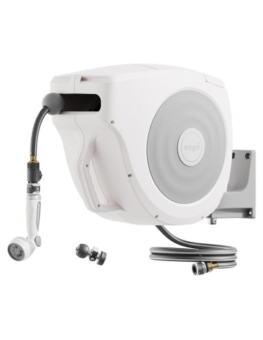 Carrete de Manguera Retráctil Vego 19.81m Montaje en Pared