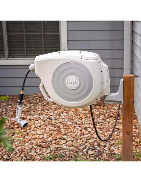 Carrete de Manguera Retráctil Vego 19.81m Montaje en Pared