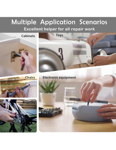 Juego de Destornilladores de Carraca Olipiter 42 en 1 Magnéticos