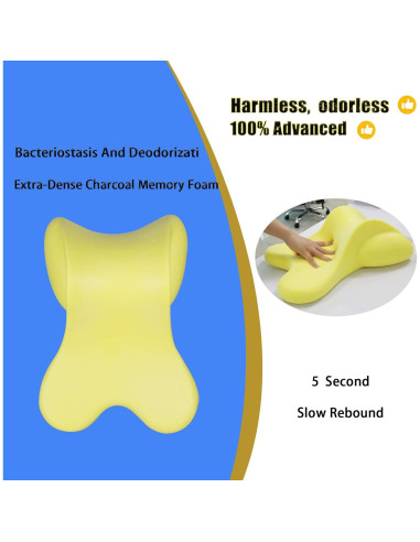 Almohada de Cuello Ergonómica RaoRanDang para Coche y Oficina