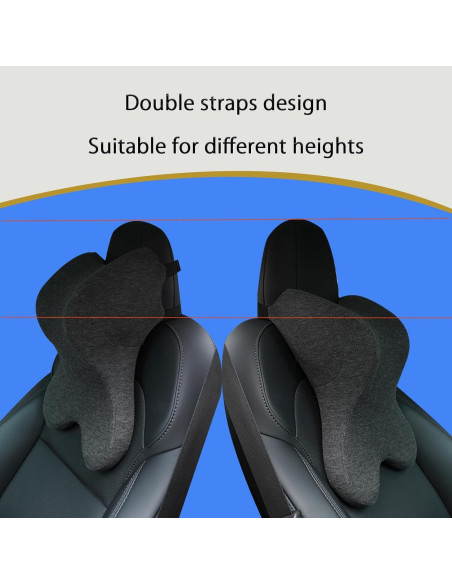 Almohada de Cuello Ergonómica RaoRanDang para Coche y Oficina