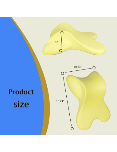 Almohada de Cuello Ergonómica RaoRanDang para Coche y Oficina