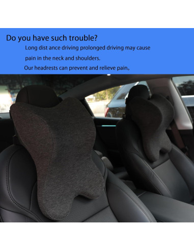 Almohada de Cuello Ergonómica RaoRanDang para Coche y Oficina